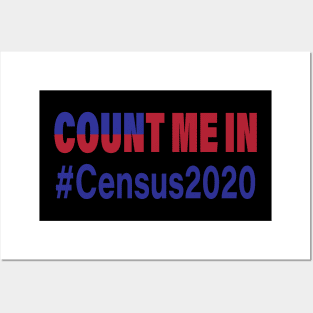 Count Me In Census 2020 Posters and Art